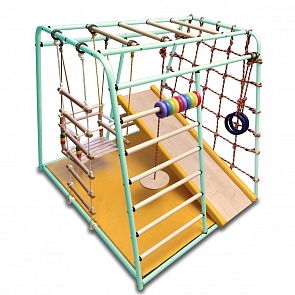  ДСК - Веселый малыш Maxi, горка мягкий бортик, цвет изумрудный (Вертикаль, Maxi_горка мягкий бортик изумрудный)